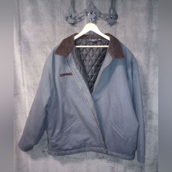 Dunbrooke Other - Dunbrooke Navy Blue Mountaineer Chore Jacket Size 4X EUC P2P 33 In Length 31 In